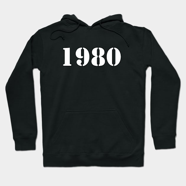 1980 Hoodie by Qasim